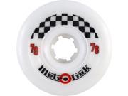 METRO LINK 70mm 78a WHITE Skateboard Wheels