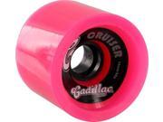 CADILLAC CRUZERS 70mm NEON PINK Skateboard Wheels