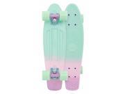 Penny 22 Fade Complete Skateboard Peppermint Green Pink