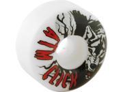 ATM SILVER WOLF 53mm WHT W BLK RED Wheesl Set