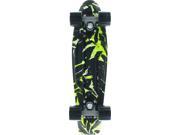 PENNY 22 SKATEBOARD COMPLETE SHADOW JUNGLE BLK YEL RAW BLK