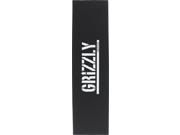 GRIZZLY 1 SKATE GRIP SHEET STAMP BEAR CUTOUT BLK WT GRIP