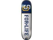 ELEMENT MLB FOR LIFE PADRES SKATEBOARD DECK 8.0 featherlight w MOB GRIP