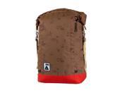 Poler Rolltop Backpack Bag Brown Red
