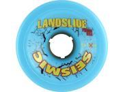 SEISMIC LANDSLIDE 75mm 83a BLUE YEL LOGO Skateboard Wheels