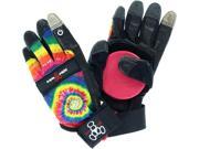 TRIPLE 8 DOWNHILL SLIDE GLOVES S M TIE DYE BLK