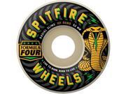 Spitfire F4 Radial Slim Skate Wheels Set White Black 53mm 99du
