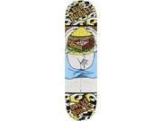 CONSOLIDATED BAILEY FUR BURGER SKATE DECK 7.87 w MOB GRIP