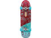 SECTOR 9 TUDOR MINI GOOD VIBES RED SKATEBOARD COMPLETE 9.25x31.5