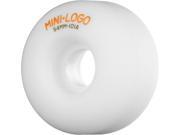 MINI LOGO C CUT 54mm 101a WHITE Skateboard Wheels
