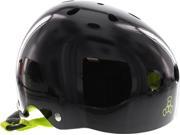 T8 HELMET BLK GLOSS GRN M