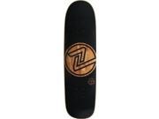 Z Flex Originalz Skate Deck Black Brown 8.75 w MOB Grip