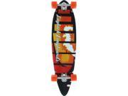 LAYBACK RED TIDE 36 SKATEBOARD COMPLETE 10x36