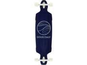 GOLD COAST REFLEX DT SKATEBOARD COMPLETE 10x38 NAVY WHT