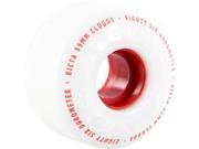 RICTA CLOUDS WHT RED 55mm 86a Skateboard Wheels Set