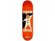 Flip Caples Weirdo Skate Deck Orange Black 8.45 w MOB GRIP