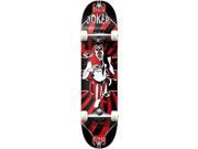 PUNKED JOKER SKATEBOARD COMPLETE 8.0 BLK RED