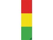 MOB DIY RASTA GRN GOLD RED SKATEBOARD GRIP 9x33 1sheet