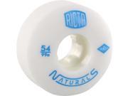 RICTA NATURALS 99a 54mm WHT W BLU Skate Wheesl set of 4