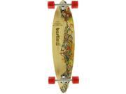 BUSTIN SURF PINTAIL 36 BAMBOO SKATEBOARD COMPLETE 8.7x36