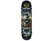 Darkstar Shrine Skateboard Complete Black Silver 8