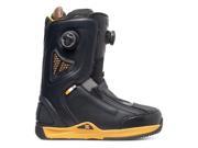 DC 17 Travis Rice Boa Mens Snowboard Boots Black Yellow 10.5