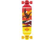 DUSTERS THIRDS SKATEBOARD COMPLETE 41 RED YEL