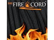 Live Fire Gear 550 FireCord 25ft Black