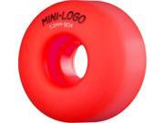 MINILOGO C CUT HYBRID 53mm 90a RED Skateboard Wheels