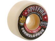 Spitfire F4 Conical Full Wheels White Red 54mm 101D Set
