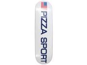 Pizza Pizza Sport Skate Deck White 8.0 w MOB GRIP