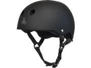 TRIPLE 8 HELMET BLK RUBBER BLK XS Skateboard Helmet