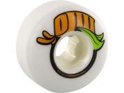 OJ FROM CONCENTRATE 53mm 101a WHITE Skateboard Wheels Set