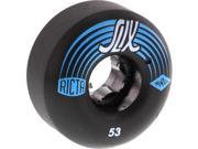 RICTA SLIX 53mm 81b BLACK Skateboard Wheels Set
