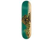 Krooked Sebo BearingHead Skate Deck Green 8.25 w MOB Grip