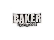 Baker Brand Logo Sticker Small Black White 3inch