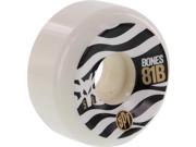 BONES SPF EIGHTY ONES 58mm WHITE 81b Skateboard Wheels Set