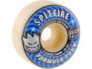 SPITFIRE FORMULA 4 99d CLASSIC 54mm WHT W BLUE Skateboard Wheels