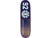 ELEMENT 92 DOTTED SKATEBOARD DECK 8.0 featherlight w MOB GRIP