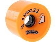 ABEC11 ZIGZAGS 66mm 86a ORANGE Skateboard Wheels