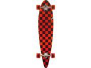 PUNKED PINTAIL 9.75x40 CHECK BLK NAT RED SKATEBOARD COMP