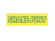 Shake Junt Logo Sticker Small Yellow 3inch