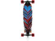 Landyachtz Maple Chief Feather Complete Wht blu Red 8.75x36