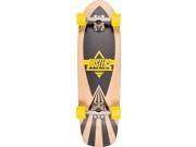 DUSTERS CAZH CRUISER SKATEBOARD COMPLETE 8.75x29.5 NAT BK YEL