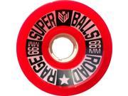 EARTHWING SUPERBALLS ROAD RAGE 66mm 78a RED WHT Skateboard Wheels
