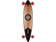 Z FLEX PINTAIL 39 LB SKATEBOARD COMPLETE 9x38 BLACK