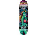 Blind Blacklight Skateboard Complete Teal Black Pink 7.7