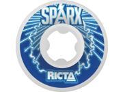 RICTA SPARX SHOCKWAVES 55mm WHITE ppp Skateboard Wheels