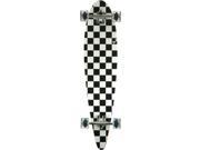 PUNKED PINTAIL 9.75x40 CHECK BLK WHT SKATEBOARD COMP