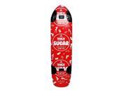 Omen Sugar Longboard Deck Red 38x9.5